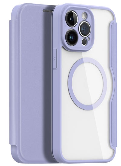 Buy DUX DUCIS Skin X Pro Series Case for iPhone 14 Pro Max With Wireless charger compatible with MagSafe - Purple in Egypt