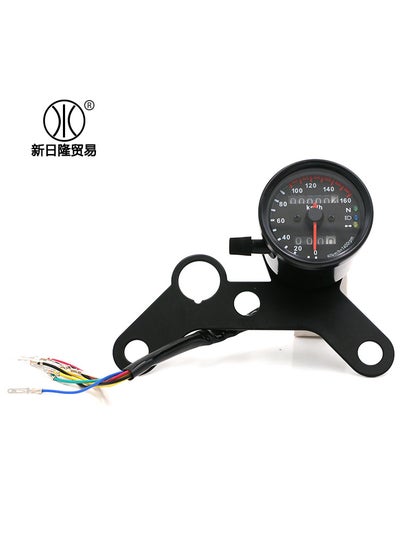 اشتري Retro Motorcycle Dual Odometer Speedometer Metal Case في الامارات