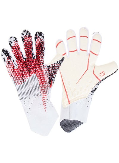 Buy New Falcon Football Professional Adult Latex Fingerless Breathable Durable Thickened Goalkeeper Gloves Goalkeeper Gloves in Saudi Arabia