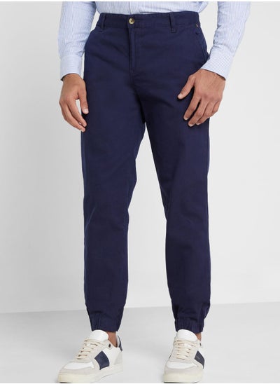 Buy Thomas Scott Men Mid-Rise Slim Fit Joggers in Saudi Arabia