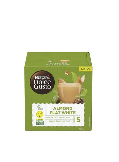 Buy Nescafe Dolce Gusto Almond Flat White 132 GM in UAE