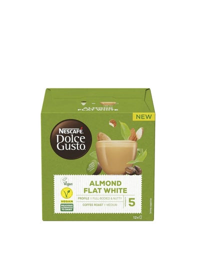 Buy Nescafe Dolce Gusto Almond Flat White 132 GM in UAE