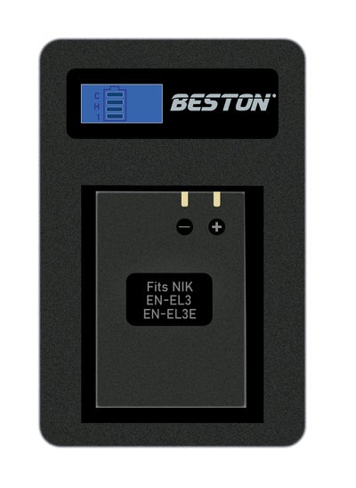 Buy Beston Charger for Nikon EN-EL3E Batteries: A charger designed to efficiently charge Nikon EN-EL3E batteries, providing reliable power for your photography sessions. in Egypt