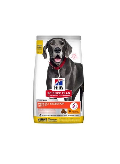 Buy Hill’s Science Plan Perfect Digestion Large Adult 1+ Dog Food with Chicken and Brown Rice in UAE