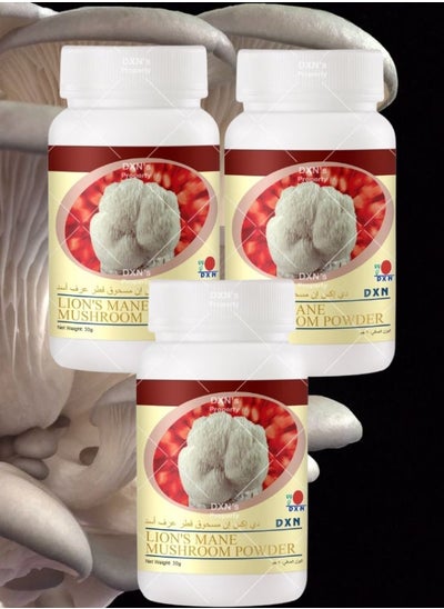 Buy 3 Pieces Lion's Mane Mushroom Powder 30g in Saudi Arabia