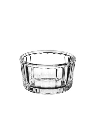 Buy Borcam Small Round Glass Souffle Baking Bowl, 240 Ml Capacity, 50 Mm Capacity, 100 Mm Diameter - Clear in UAE