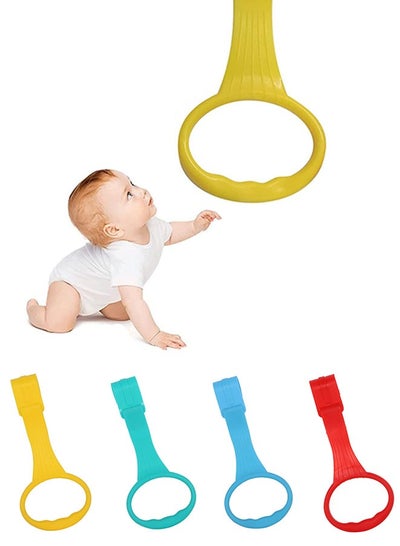 Buy 4 Pack Baby Toddler Crib Pull Ring Baby Bed Stand Up Rings Kids Walking Training Tool in Egypt