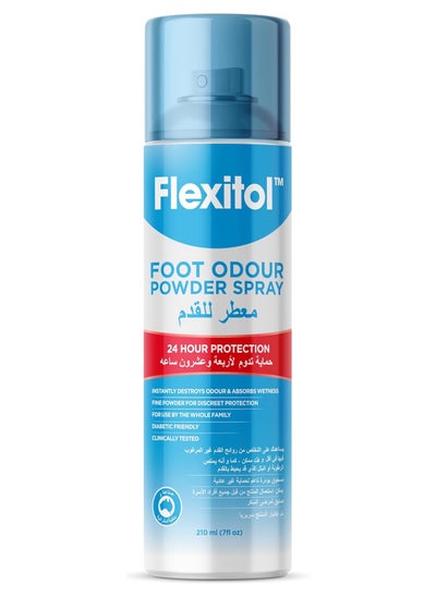 اشتري Flexitol Foot Odour Powder Spray, 210ml في الامارات