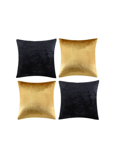 Buy Set of 4 Pillow Cover Protector Cushion Covers Pillowcase Home Decor Decorations for Sofa Couch Bed Chair Car in Saudi Arabia