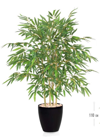 Buy An artificial tree that simulates a bamboo tree with its natural texture 110 cm in Saudi Arabia