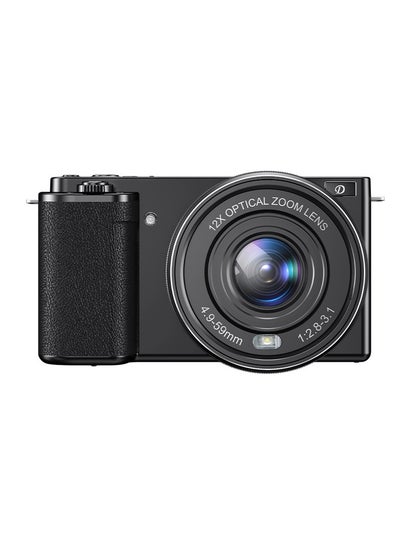 اشتري Photographic camera, 4K 64MP digital camera, 12x optical vlog camera for YouTube, one-click ready-to-shoot digital camera, autofocus camera, travel camera في السعودية