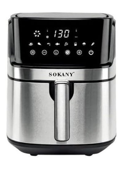 Buy Sokany Smart essential Air Fryer,1700W,8L Capacity,SK-8042,Bluetooth,Silver, 220V supply voltage in Egypt