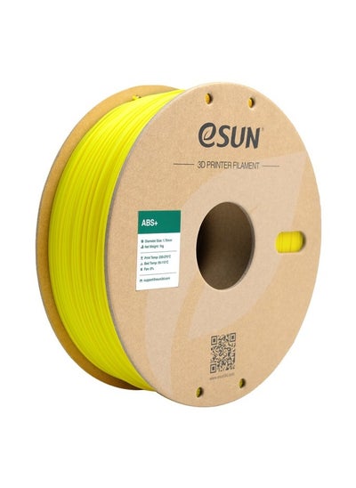 Buy eSUN ABS+ Yellow 1.75mm, 1KG/P-Roll in UAE