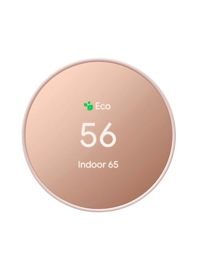 Buy Nest 4Th Gen Programmable Smart Wi-Fi Thermostat For Home Ga02082-Us - Sand in UAE