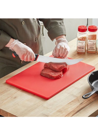 Buy Kitchen Master Cutting Board Red 40X30X2Cm in UAE