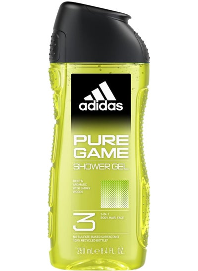 Buy Adidas Pure Game Shower Gel 250ml in Saudi Arabia