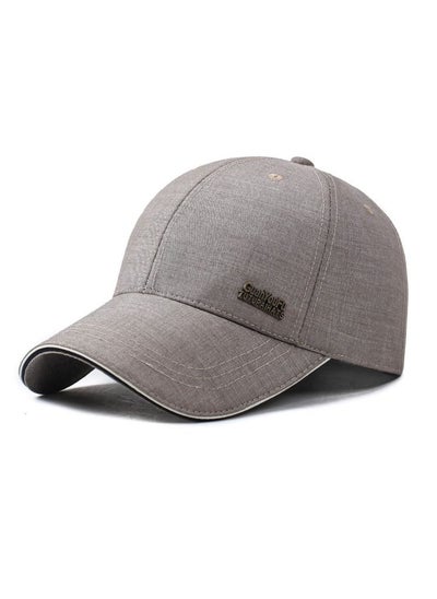 Buy Baseball Cap for Sports Golf Outdoor for Men and Women Grey in UAE