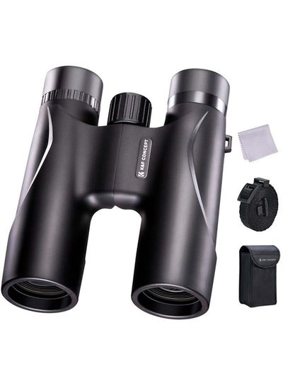 اشتري 12x32 Compact Binoculars for Kids and Adults, with BAK4 Prism, FMC Lens, IP65 Waterproof & Neck Strap for Bird Watching Hunting Travel Camping Stargazing في الامارات