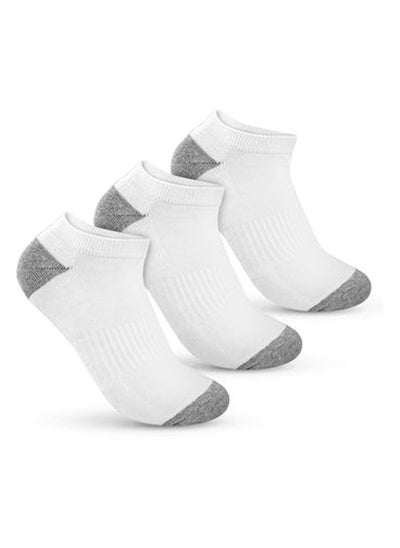 Buy STITCH Men's Pack of 3 Half Terry Ankle Casual Socks in Egypt