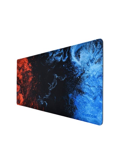 Buy Gaming Mouse Pad, Large XL, Computer Gamer, Extended For Keyboard and Mouse for Desk, Non Slip Mouse Mat (Blue in Red) size 30*70cm in Egypt
