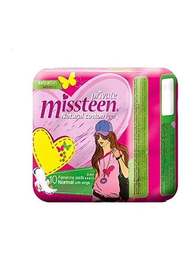 Buy Extra Thin Miss Teen Women Pads  10 Pads in Egypt