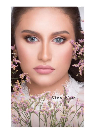 اشتري contact lenses larive   color  aloe blue yearly في مصر