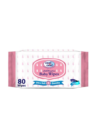 Buy Cool & Cool 80 Baby Wipes in UAE