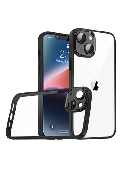 Buy Bumper Protective Case for Iphone 15 Silicone TPU Bumper Ultra Durable Ultra-Safe Camera Optimum Solution Black in Egypt