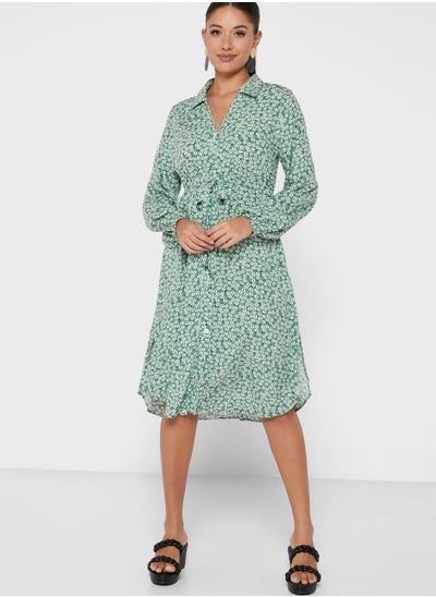 Buy Collared Button Down Dress in Saudi Arabia