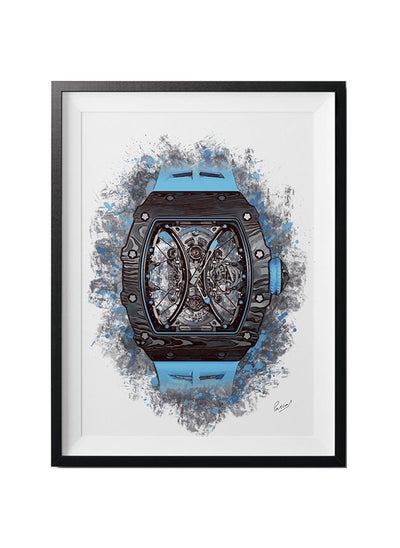 Buy Richard Mille 'Pablo Mac Donough' Fine Art Poster With Frame 30x40 cm in UAE