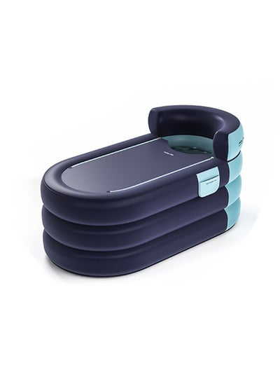 Buy Household Foldable Inflatable Bathtub with Air Pump 140*84*65CM in Saudi Arabia