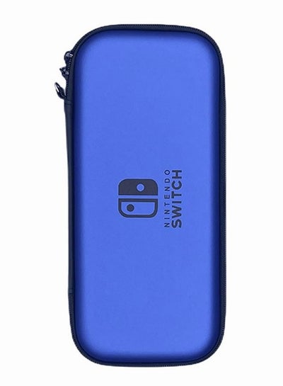 اشتري Zippered Storage Bag for Nintendo Switch, Protective Portable Switch Carry Case with 10 Game Card Slots, Portable Travel Carry Cover for Switch Blue في السعودية