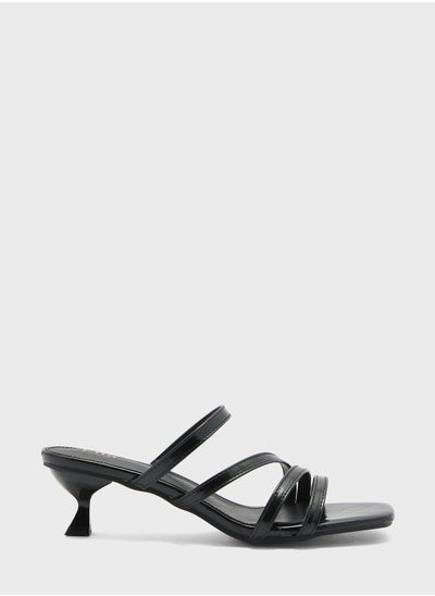 Buy Multi Strap Low Heel Sandal in Saudi Arabia