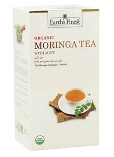 Buy Earth's Finest organic moringa mint tea 37.5g in UAE