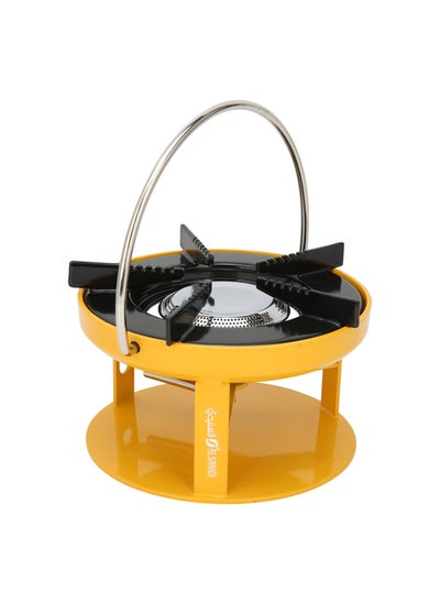 Buy Surhead indian Gas Stove for camping, Small gas stove, Yellow, 18.5 Cm in Saudi Arabia