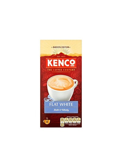 اشتري Kenco Flat White Instant Coffee 8 Sachets 144.8g في الامارات