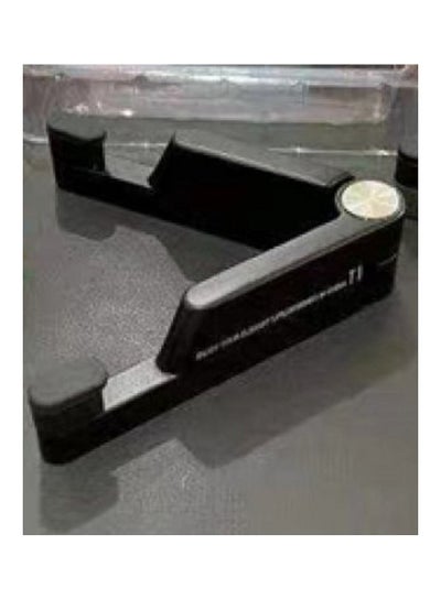 Buy Luxurious aluminum phone holder, Black color in Saudi Arabia