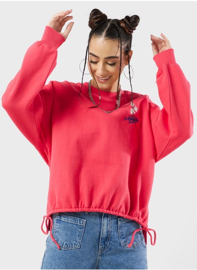 Buy Essential Knit Sweatshirt in UAE