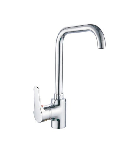 Buy Kitchen Mixer Tap Kitchen Sink Faucets Hot and Cold Mixer Tap Made of Zinc Alloy Anti Rust Chrome Color in Saudi Arabia