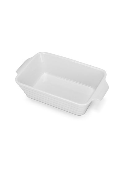 اشتري 3-Piece Rectangular Baking Dish 13x9x4.5cm/220ml Porcelain في الامارات