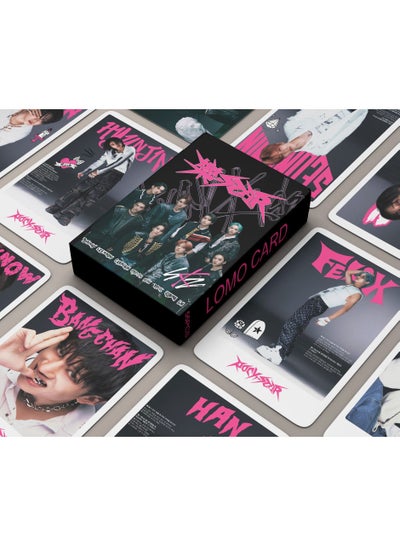 اشتري 55Pcs Stray Kids New Album ROCK STAR Lomo Card في السعودية