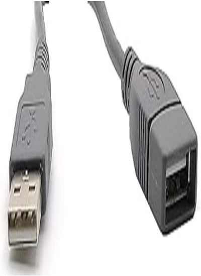 اشتري Crash usb 2.0 male to female normal extension cable (1.5m, grey) في مصر