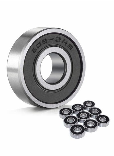 اشتري Ball Bearing, 10 Pcs 608-2RS Industrial Bearings في السعودية