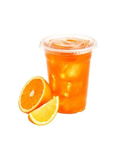 Buy Juice Cup With Lid 10 Ounce Clear Strong Disposable Ideal For Iced Coffee Smoothies Bubble Boba Tea Milkshakes Frozen Cocktails Water Sodas Juices Snacks Dessert and More 25 Pieces. in UAE