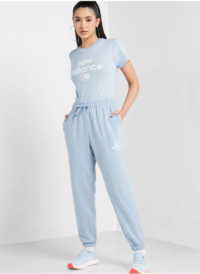 Buy Essential Graphic Fleece Sweatpants in UAE