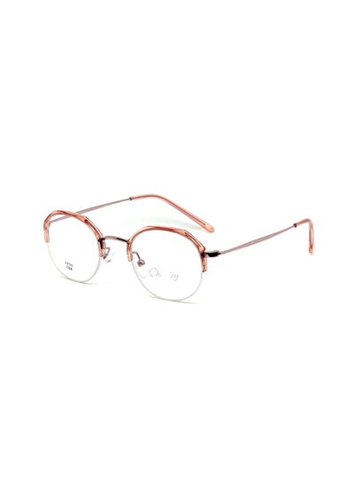 Buy Blue light blocking eyeglass frame for mobile and Computer, Pink-Pink Color in Saudi Arabia