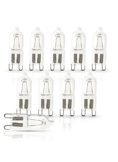 Buy OSRAM Halogen-pin-base / HALOPIN / G9-socket / dimmable / 20 Watt - 25 Watt / warmwhite - 2700K / Pack of 10 in UAE