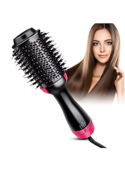 Buy Hair Dryer Brush Blow Dryer Brush in One 4 in 1 Styling Tools Hair Dryer and Styler Volumizer, Hot Air Brush for Drying, Straightening, Curling in Saudi Arabia