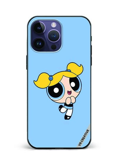 Buy Protective Case Cover For Apple iPhone 15 Pro Bubbles Powerpuff Girls Design Multicolour in UAE