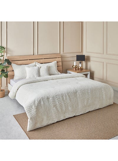 Buy Leafluxus Chenille 5-Piece King Comforter Set 240 x 220 cm in UAE